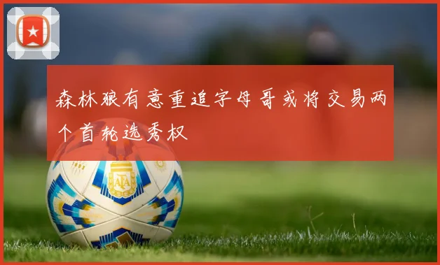 森林狼有意重追字母哥或将交易两个首轮选秀权