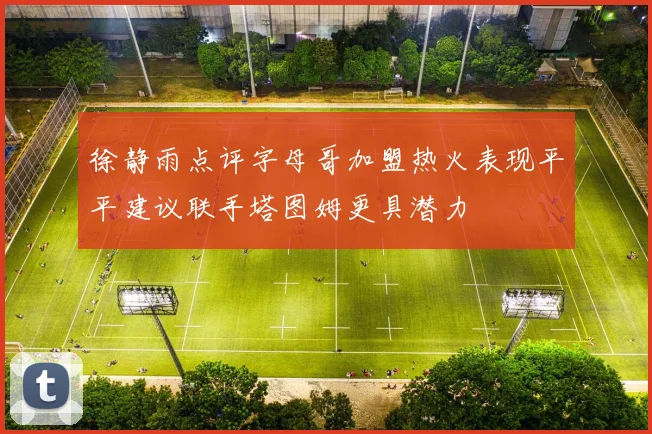 徐静雨点评字母哥加盟热火表现平平建议联手塔图姆更具潜力